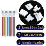 Molex MX2.0mm 10-Pin Female Single-Headed Cable