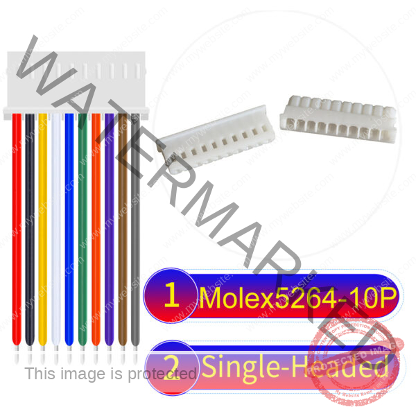 Molex KK 2.54mm MX5264 10Pin Single-Headed Cable