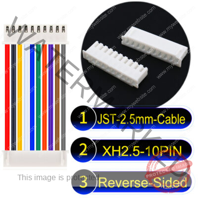 JST XH 10Pin Reverse-Side-Head Cable