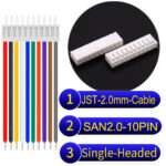 JST 2.0mm SAN2.0 10Pin Same-Side-Head Cable