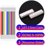 JST 2.5mm SCN2.5 10Pin Reverse-Side-Head Cable