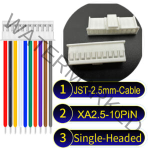 JST 2.5mm XA 10Pin Single-Headed Cable