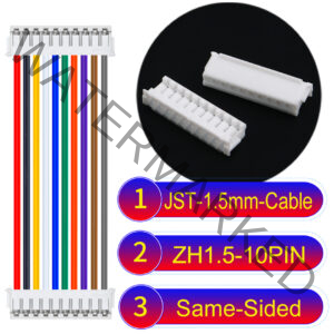 JST ZH1.5 10Pin Same-Side-Head Cable