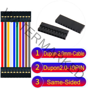 Dupont 2.0mm 10Pin Same-Side-Head Cable