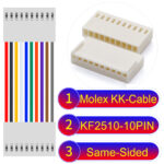 Molex KK-Cable KF2510 10-Pin Same-Side-Head PVC Cable