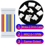 Molex MX2.0mm 11-Pin Male Same-Side-Head Cable