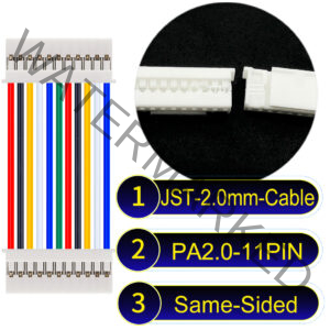 JST PA2.0 11Pin Same-Side-Head Cable