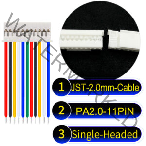 JST PA2.0 11Pin Single-Headed Cable