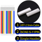 JST 2.5mm SCN2.5 11Pin Single-Headed Cable