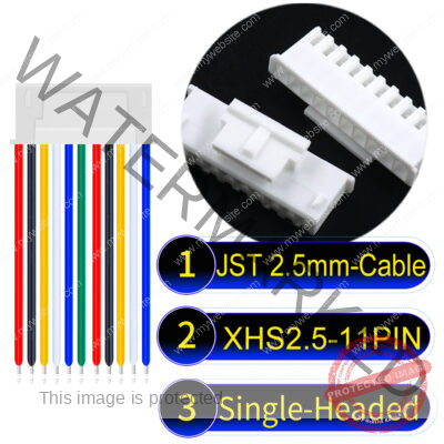 JST XHS2.5 with Belt Lock 11Pin Single-Headed Cable