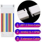 JST XHS2.5 with Belt Lock 11Pin Male Female Extension Cable