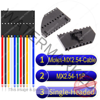 Molex 2.54mm MX2.54 11Pin Single-Headed Cable