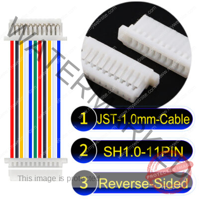 JST SH1.0 11Pin Reverse-Side-Head Cable