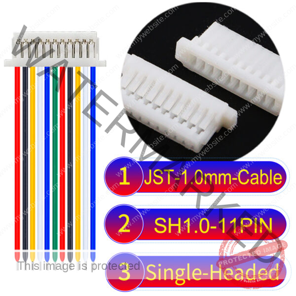 JST SH1.0 11Pin Single-Headed Cable