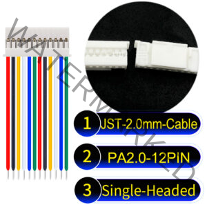 JST PA2.0 12Pin Single-Headed Cable