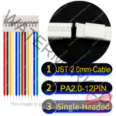 JST PA2.0 12Pin Single-Headed Cable