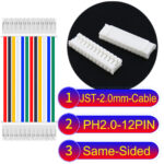 JST 2.0mm PH2.0 12Pin Same-Side-Head Cable