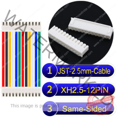 JST XH 12Pin Same-Side-Head Cable