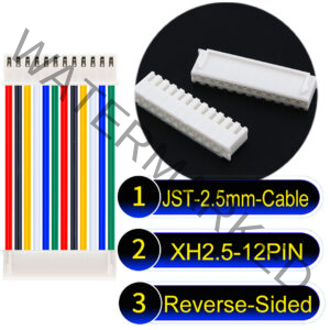 JST XH 12Pin Reverse-Side-Head Cable