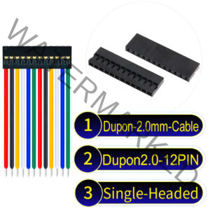 Dupont 2.0mm 12Pin Single-Headed Cable