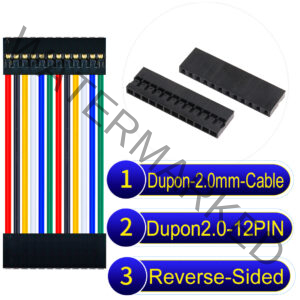 Dupont 2.0mm 12Pin Reverse-Side-Head Cable