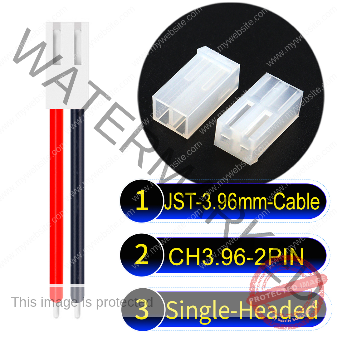 Molex KK3.96 2-Pin Single-Headed 3.96mm PVC Cable