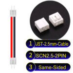 JST 2.5mm SCN2.5 2Pin Same-Side-Head Cable