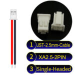 JST 2.5mm XA 2Pin Single-Headed Cable