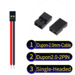 Dupont 2.0mm 2Pin Single-Headed Cable