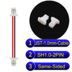 JST SH1.0 2Pin Same-Side-Head Cable