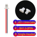 JST SH1.0 2Pin Single-Headed Cable