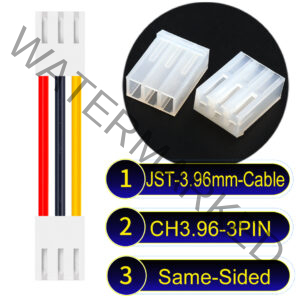 Molex KK3.96 3-Pin Same-Side-Head 3.96mm PVC Cable