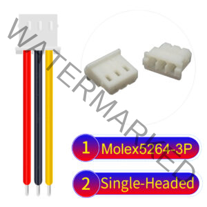 Molex KK 2.54mm MX5264 3Pin Single-Headed Cable