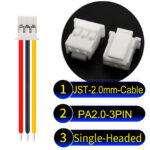 JST PA2.0 3Pin Single-Headed Cable