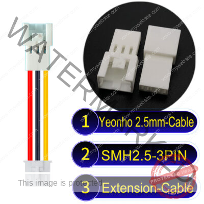 yeonho SMH250 3Pin Male Female Extension Cable