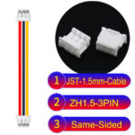 JST ZH1.5 3Pin Same-Side-Head Cable