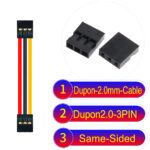 Dupont 2.0mm 3Pin Same-Side-Head Cable