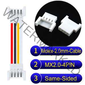 Molex MX2.0mm 4-Pin Female Same-Side-Head Cable