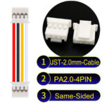 JST PA2.0 4Pin Same-Side-Head Cable