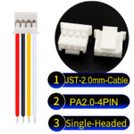 JST PA2.0 4Pin Single-Headed Cable