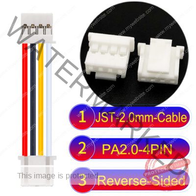 JST PA2.0 4Pin Reverse-Side-Head Cable