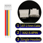 JST 2.5mm XA 4Pin Single-Headed Cable