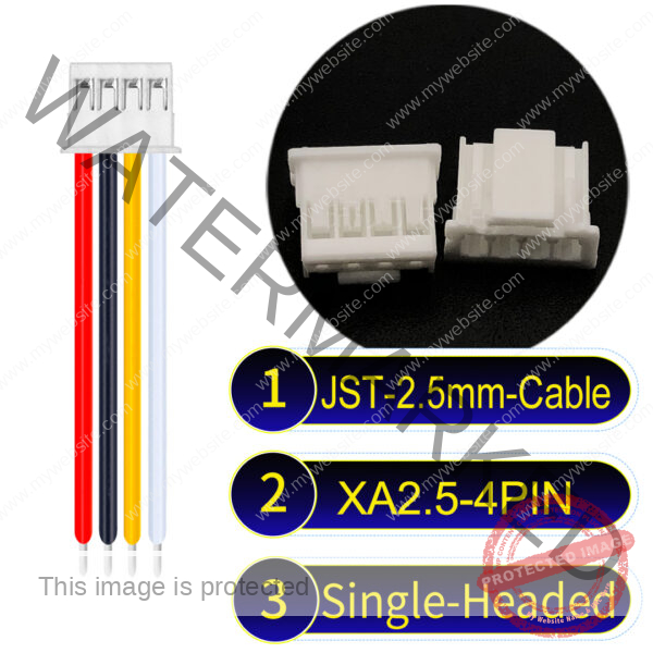 JST 2.5mm XA 4Pin Single-Headed Cable