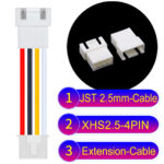 JST XHS2.5 with Belt Lock 4Pin Male Female Extension Cable