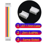 JST ZH1.5 4Pin Same-Side-Head Cable