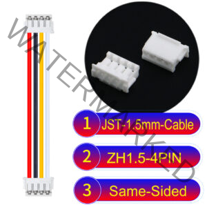 JST ZH1.5 4Pin Same-Side-Head Cable