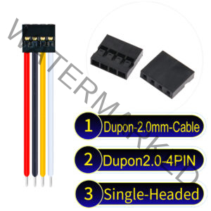 Dupont 2.0mm 4Pin Single-Headed Cable