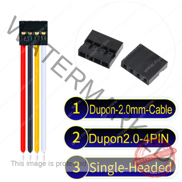 Dupont 2.0mm 4Pin Single-Headed Cable