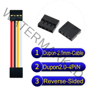 Dupont 2.0mm 4Pin Reverse-Side-Head Cable