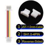 JST SH1.0 4Pin Reverse-Side-Head Cable